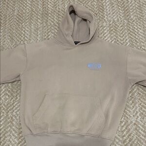 White Fox Beige Hoodie